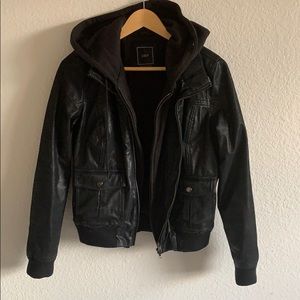 Obey hooded bomber jacket